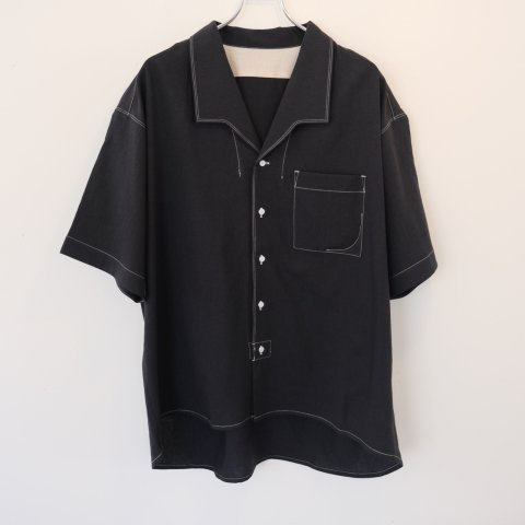 Gorsch the merrycoachman / Open collar short sleeve shirt(3 colors)