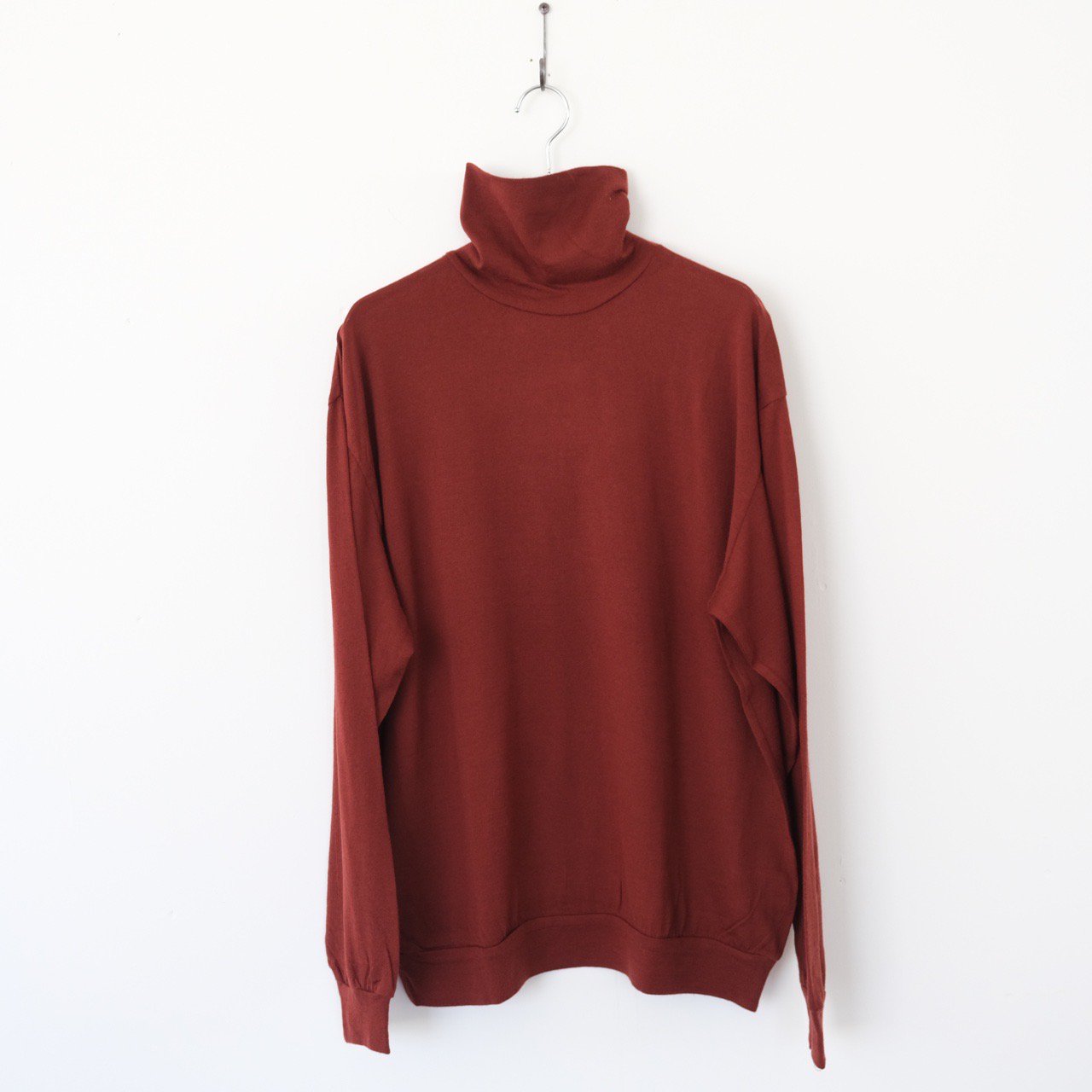 ULTERIOR(ｱﾙﾃﾘｱ) / SUPER FINE WOOL COTTON HIGH NECK P/O