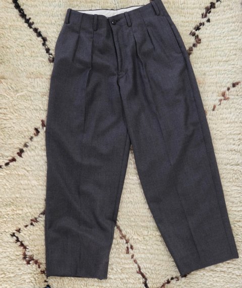 Gorsch the merrycoachman / SERGE WOOL 2 Intack Wide Trousers