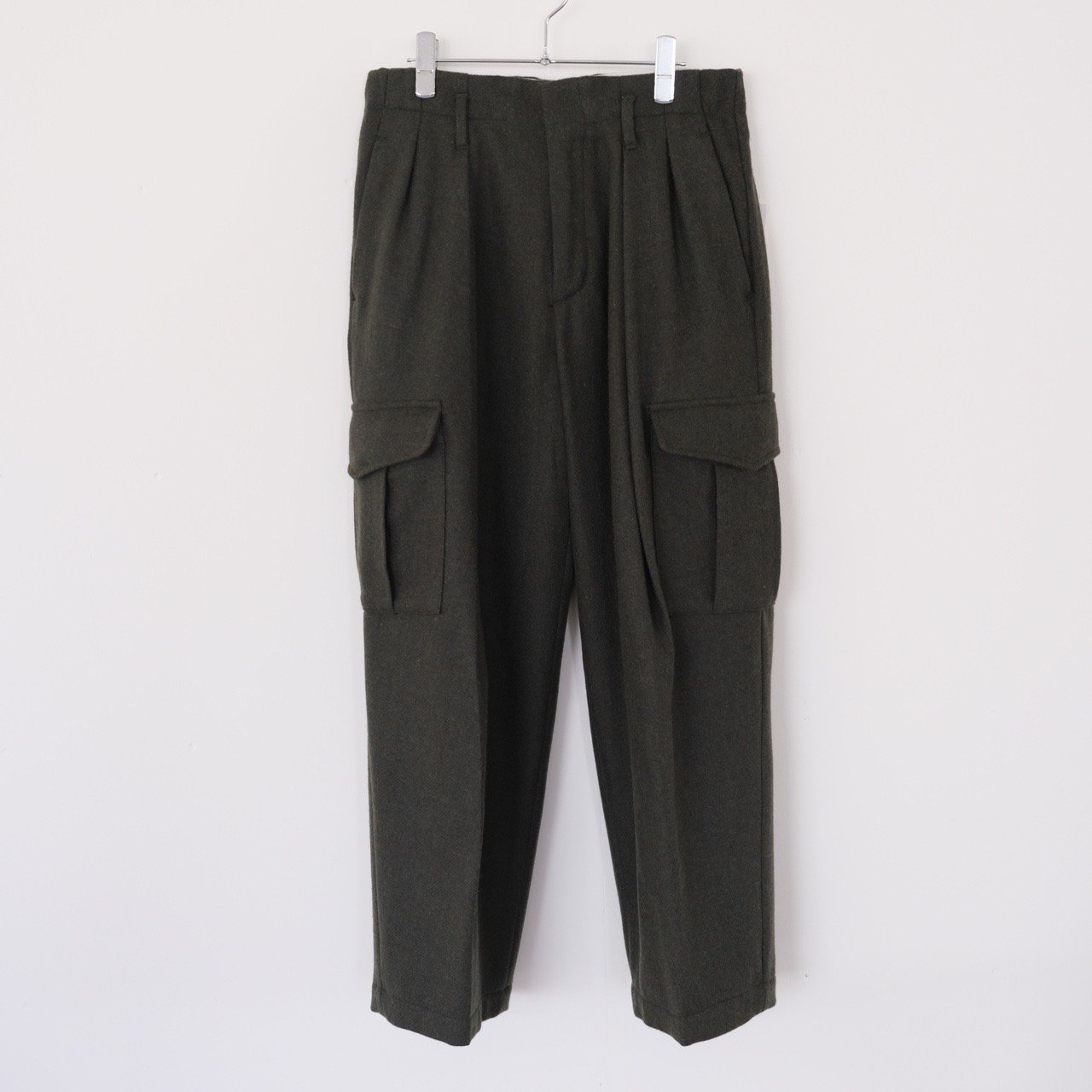 KICS DOCUMENT.(キクスドキュメント) / WOOL DOUBLE TUCK CARGO PT (2