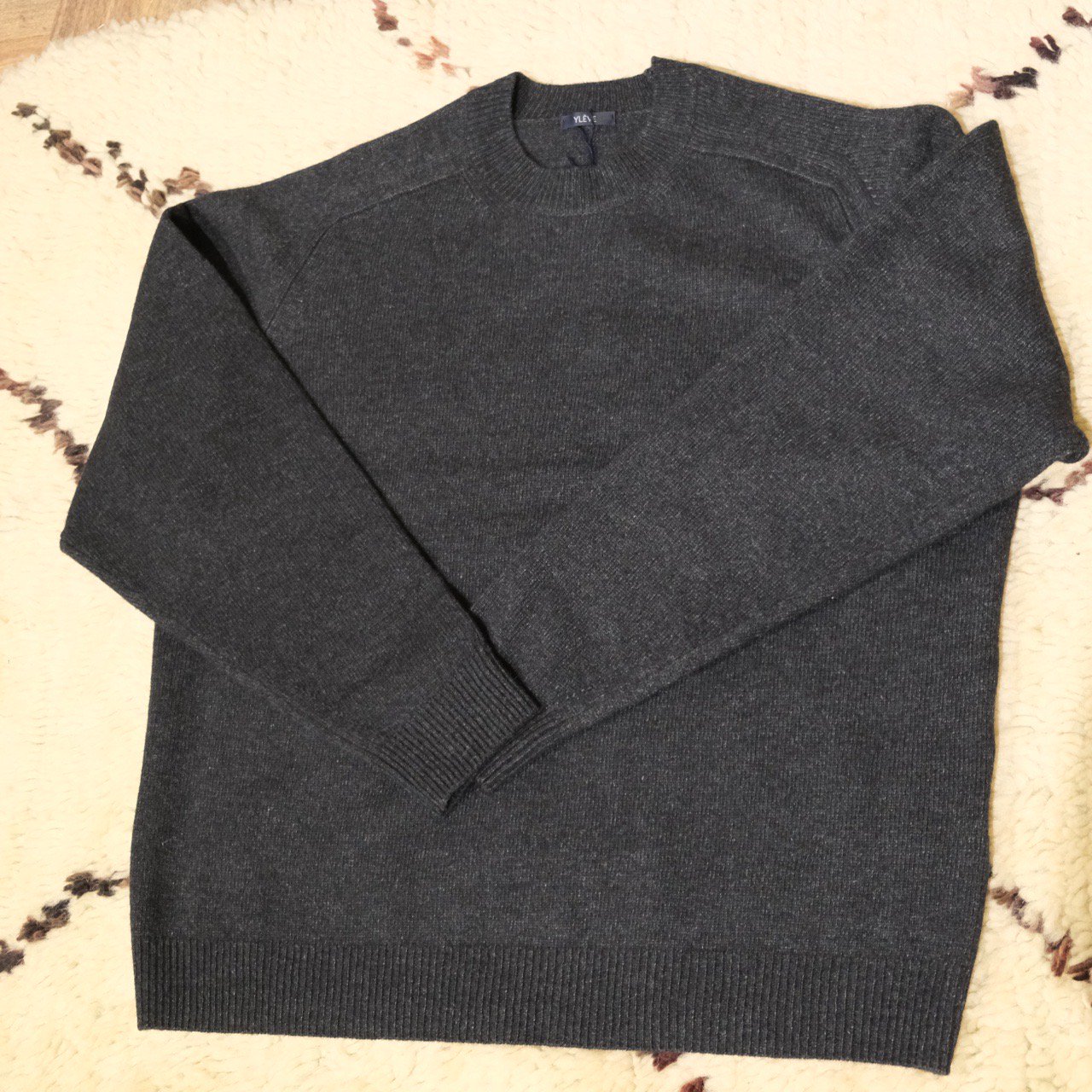 新品未使用YLEVE EXTRAFINE MERLNO WOOL KN P/Oフリーサイズ - トップス