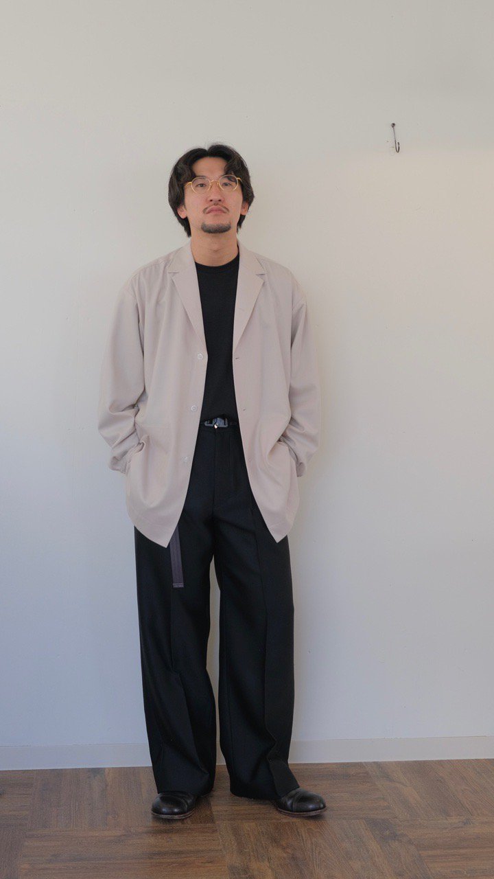 un/unbient(アン アンビエント）/ Belted Pants (2 colors)