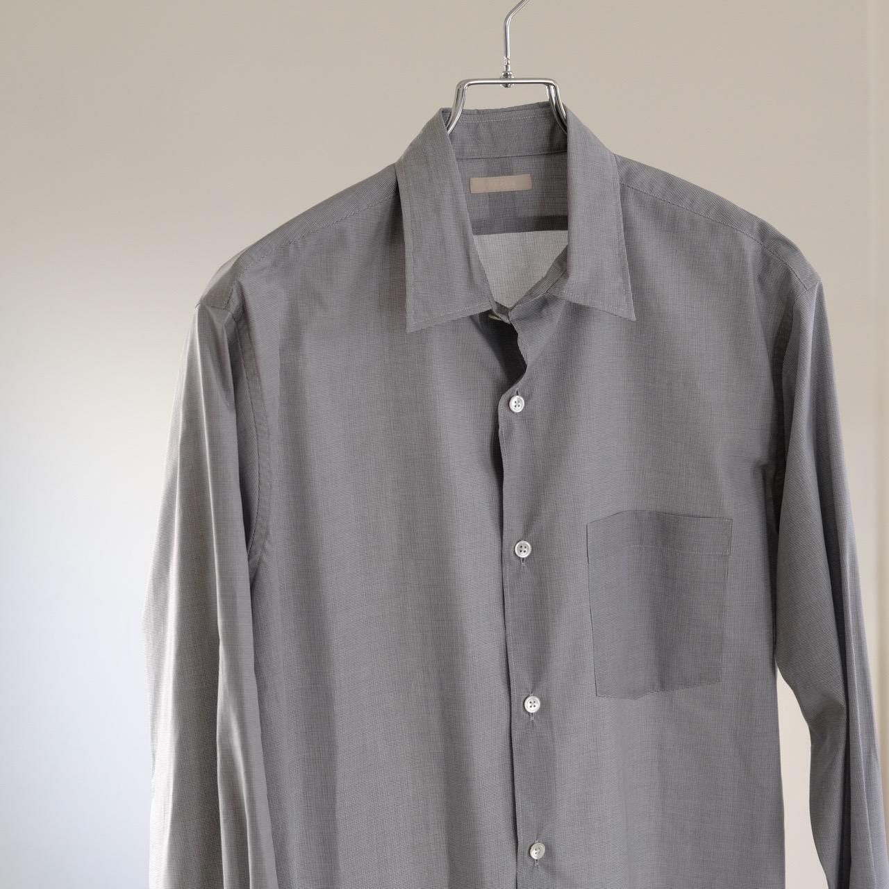 ULTERIOR(ｱﾙﾃﾘｱ) / MICRO GRAPH CHECK POPLIN SHIRT