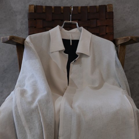 m's braque(ॺ ֥å) / FLY FRONT OVER SHIRTS with LINING(OFF WHITE)