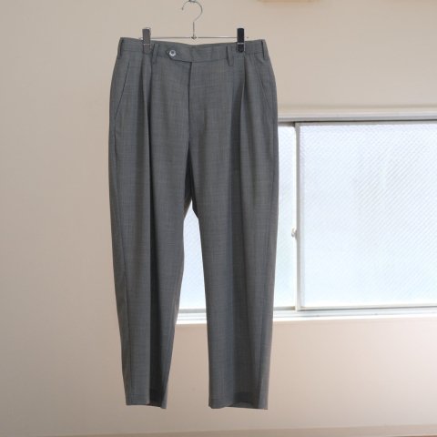 un/unbient  TWO TUCK TROUSERS(mixed gray)