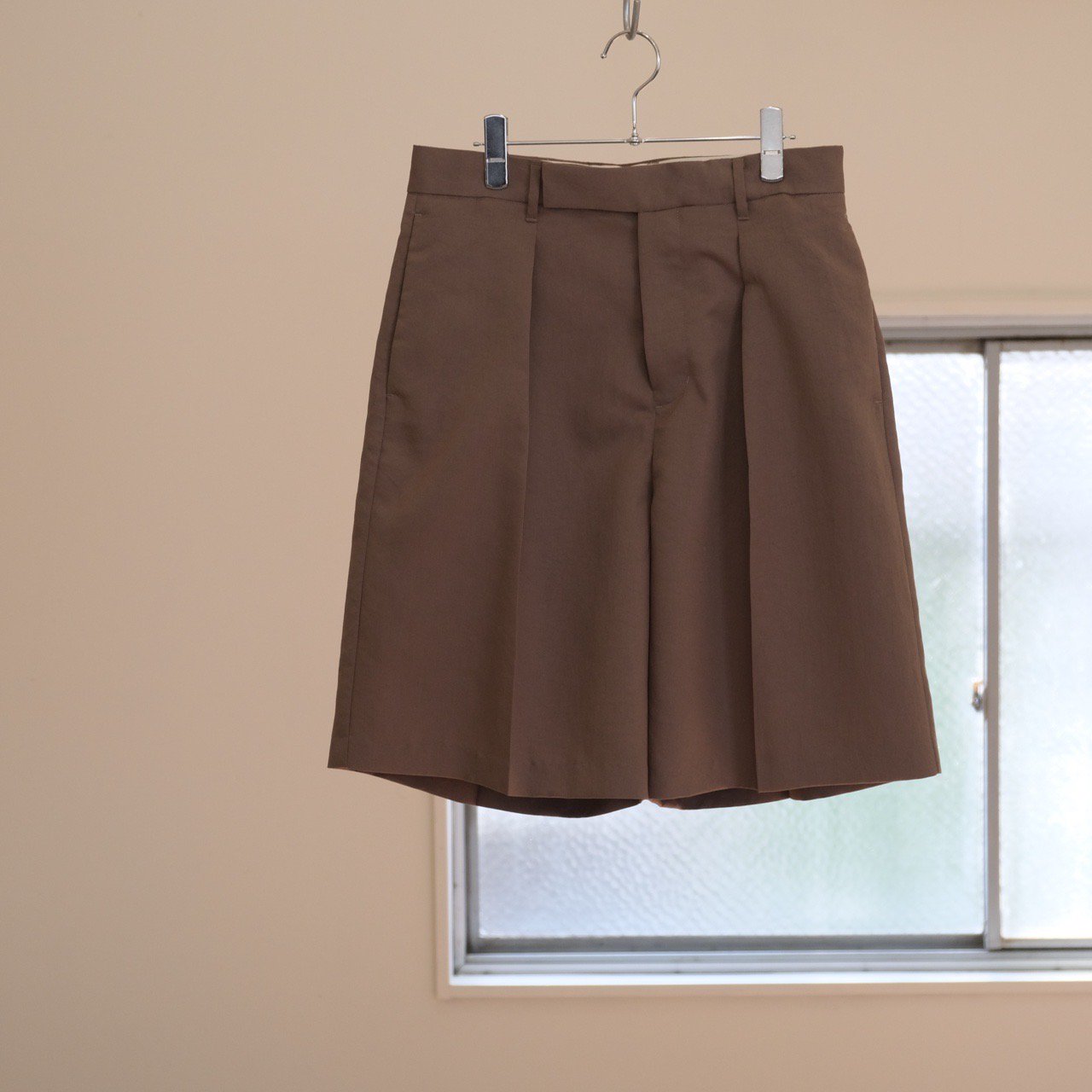 KICS DOCUMENT.(キクスドキュメント)/ VINTAGE PE TWILL SLACKS SHORTS (2 colors)