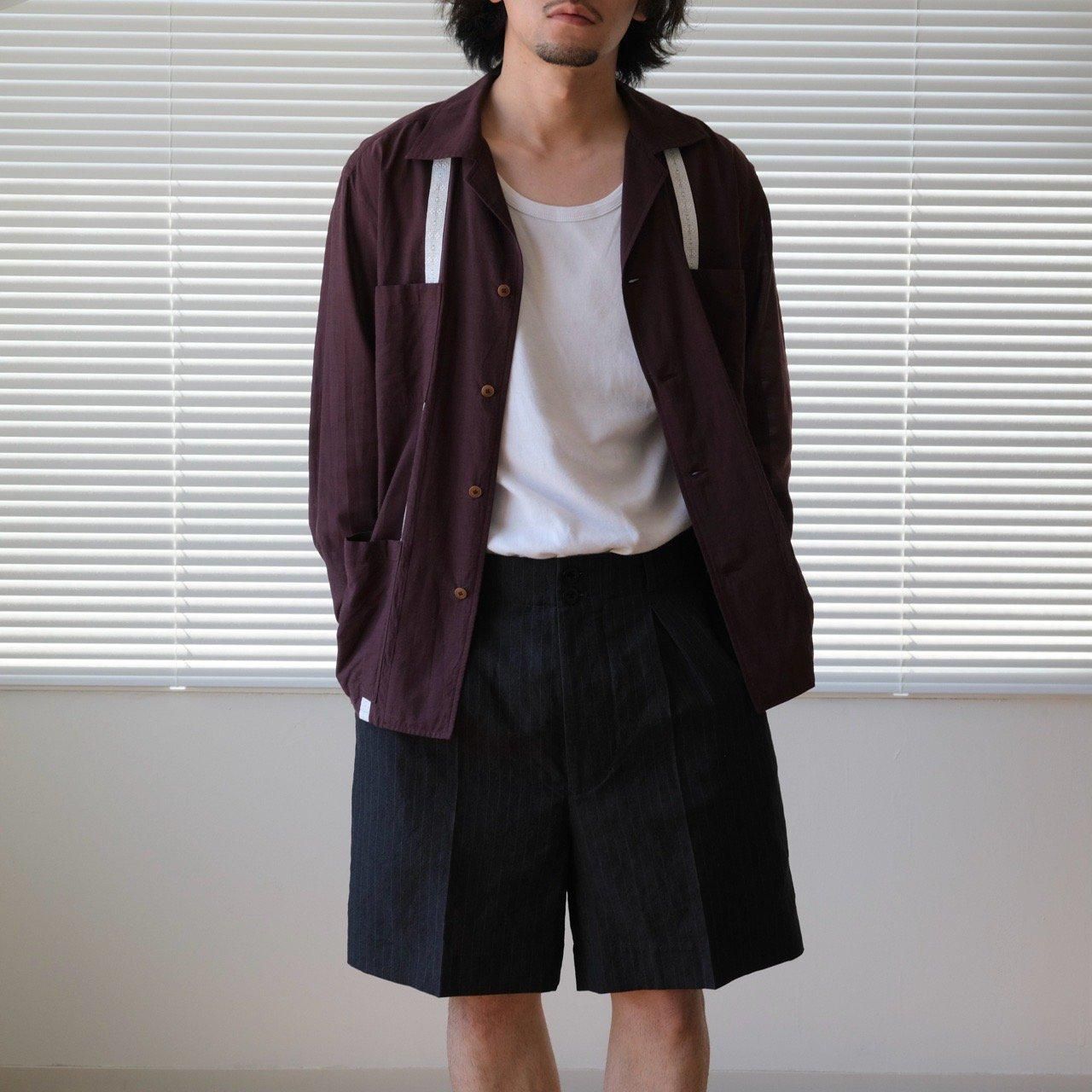 パンツ 24ss Gorsch the merrycoachman All In One Gorsch the merry coachman Wool Linen 2 Tuck Wid