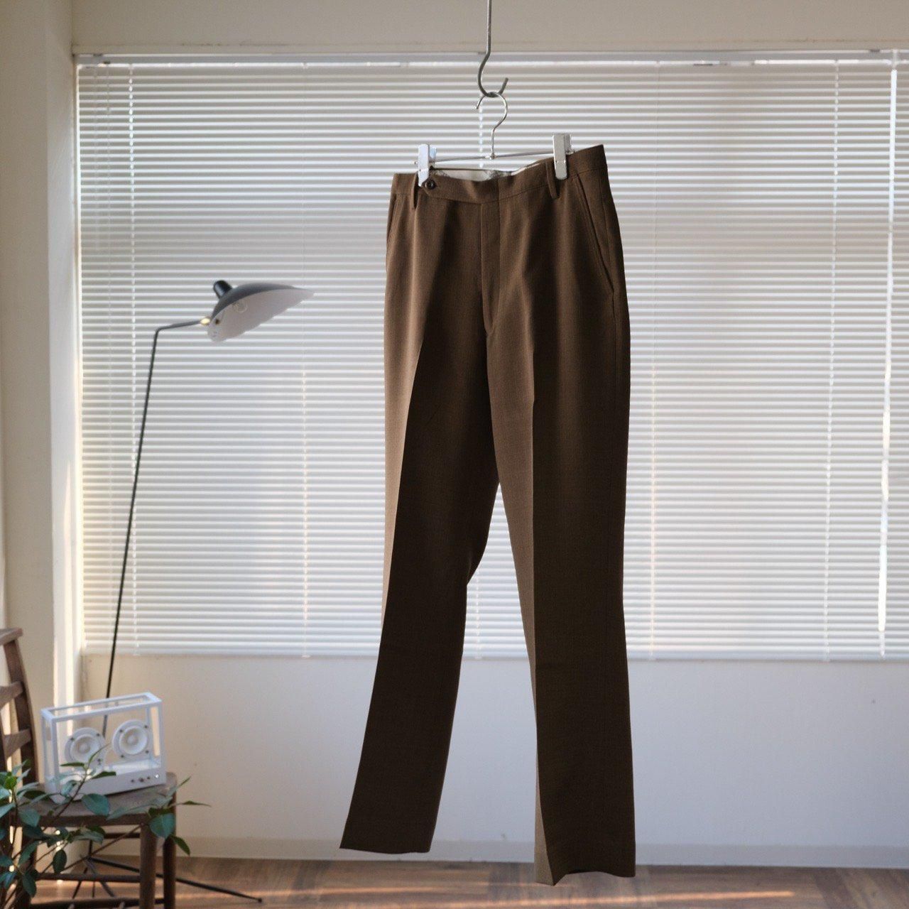 パンツ m's braque FLARE PANTS mocha stripe FLARE PANTS -mocha stripe- – m's braque