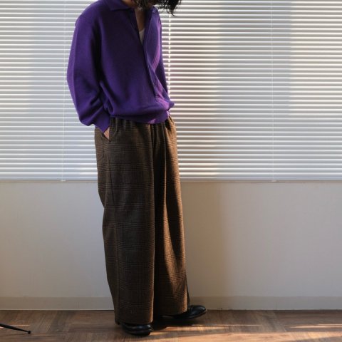 m's braque(ॺ ֥å) / BROWN CHECK EAZY PANTSLAST ONE