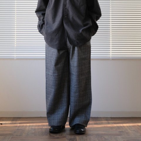 m's braque(ॺ ֥å) / TUCKED BAGGY PANTS GLEN CHECK