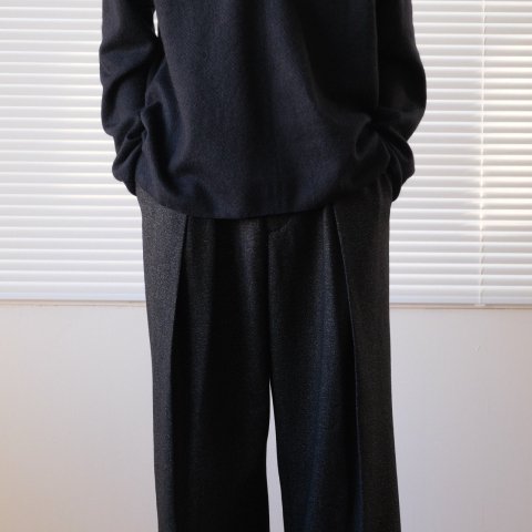 KICS DOCUMENT.(ɥ)/ DUAL TWEED DOUBLE TUCK PT(2 colors)