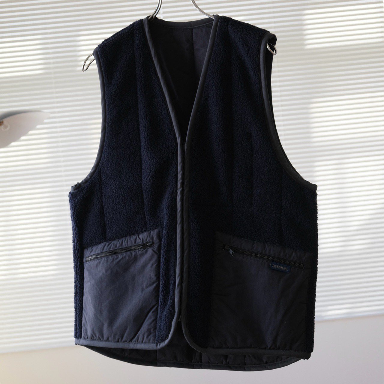 YLEVE(イレーヴ) / LAVENHAM REVERSIBLE ZIP FRONT GILET