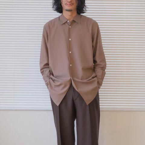 <img class='new_mark_img1' src='https://img.shop-pro.jp/img/new/icons20.gif' style='border:none;display:inline;margin:0px;padding:0px;width:auto;' />20OFFun/unbient  Regular Collar Shirt Washable rayon( colors)