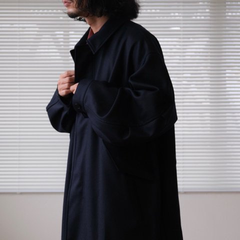 ULTERIOR(َÎ؎) / SUPER FINE LIGHT MELTON BAL COLLAR FIELD COAT