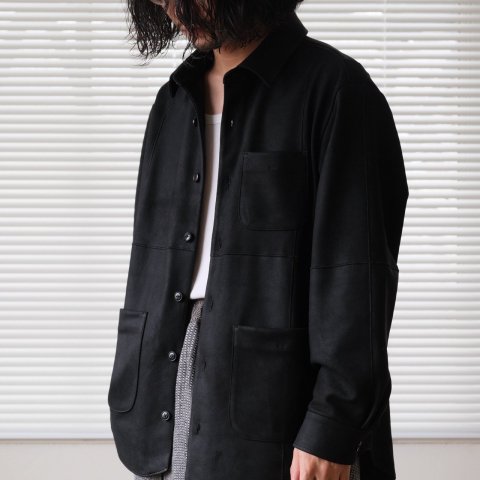 Gorsch the merrycoachman / LAMB LEATHER SHIRT JACKET