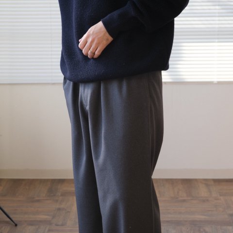 m's braque(ॺ ֥å) / TUCKED BAGGY PANTS Gray Amundsen