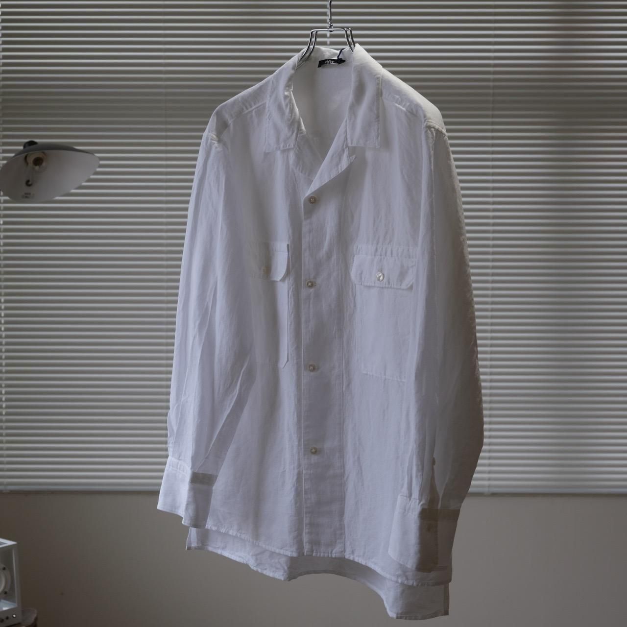 YLEVE イレーヴ COTTON RAYON BROAD LONG SHIRT YLEVE イレーヴ COTTON RAYON BROAD LONG SHIRT