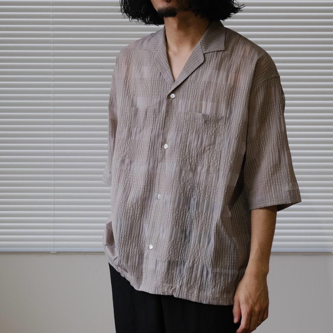 KICS DOCUMENT.(キクスドキュメント) / SHEER PLAID H/S SH (2
