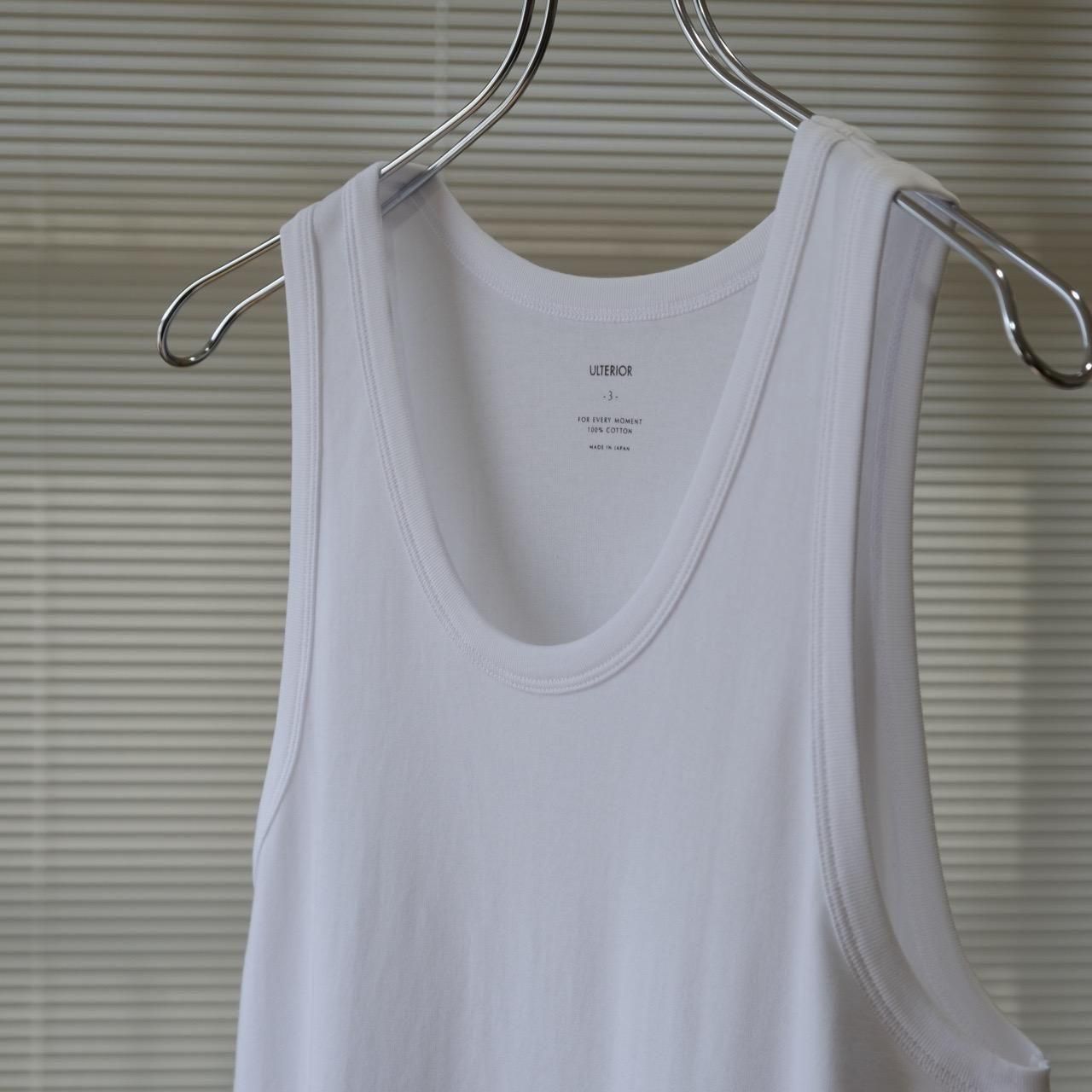 ULTERIOR TUBULAR TANK TOP WHITE サイズ3 2枚 ULTERIOR TUBULAR TANK TOP WHITE サイズ3 2枚 TUBULAR TANK TOP