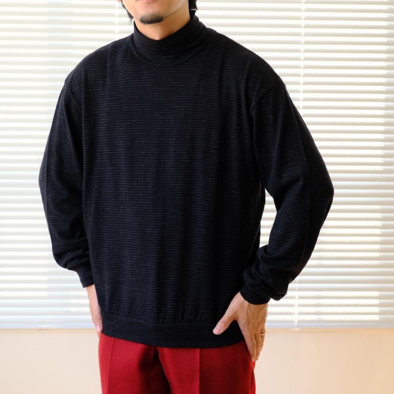 ULTERIOR(ｱﾙﾃﾘｱ) /SUPER FINE WOOL COTTON TURTLE-NECK P/O(3