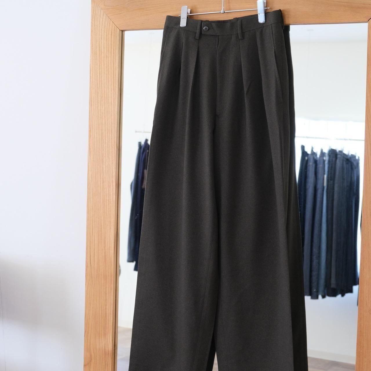 エムズブラックのバギーパンツ m's braque – 2 TUCKED DRESS WIDE BAGGY PANTS – - 1LDK AOYAMA