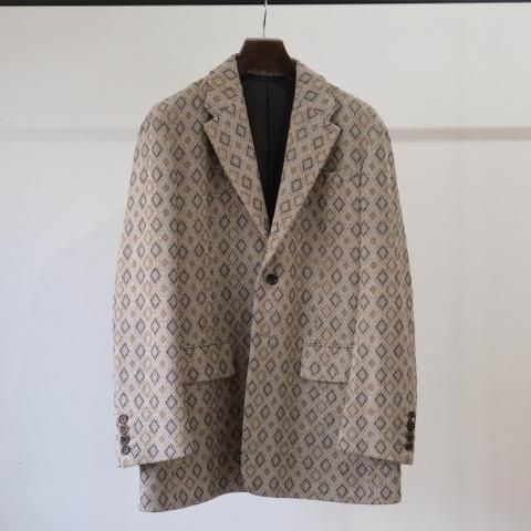 BISOWN / WALL PAPER HEAVY WOOL 2B JACKET
