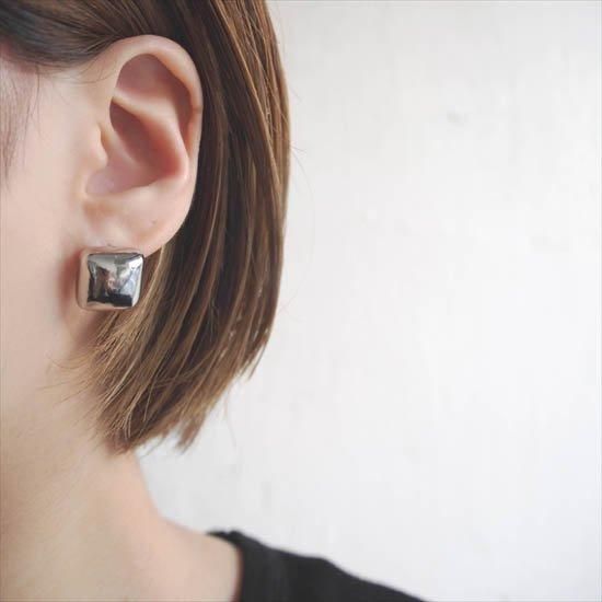 ピアス【Modern】/シルバースクエアピアス - Accessory Shop Ouca