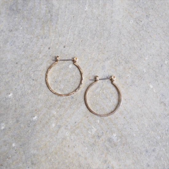 ピアス【Circle】/フープピアス小 - Accessory Shop Ouca