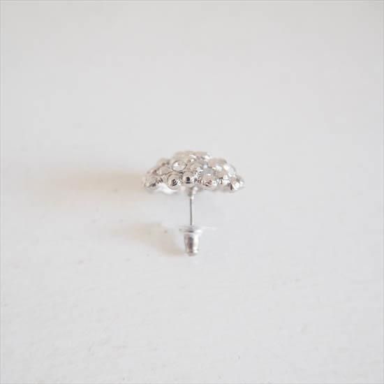 専用❀K18 お花柄 フラワー 透かしチャーム( イヤリング・ ピアス・トップ) Creamdot.】透かしワイヤーフラワーの大ぶりイヤリング/ピアス