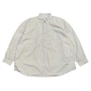 <img class='new_mark_img1' src='https://img.shop-pro.jp/img/new/icons25.gif' style='border:none;display:inline;margin:0px;padding:0px;width:auto;' />CATTAʥå  REGULAR WIDE GATHER SHIRT - GINGHAM GRAY 쥮顼磻ɥ㥶 󥬥å 졼