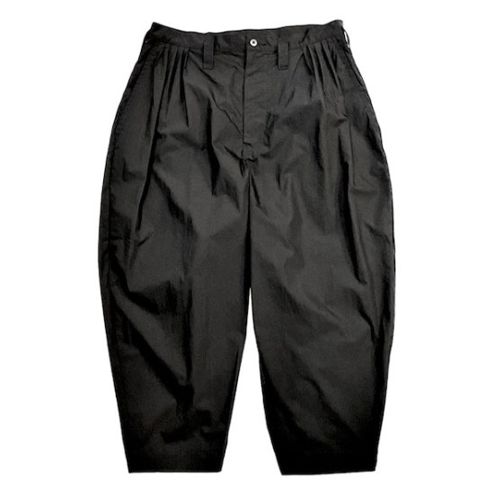 Porter Classic (ポータークラシック) POPLIN BEBOP PANTS -BLACK ポプリン ビバップパンツ -ブラック  [PC-035-2139] ユニセックス