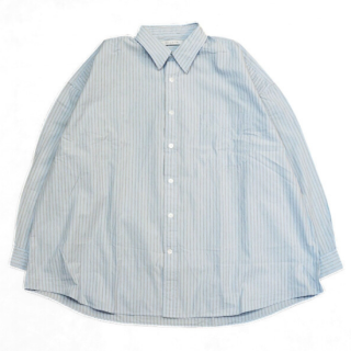 <img class='new_mark_img1' src='https://img.shop-pro.jp/img/new/icons29.gif' style='border:none;display:inline;margin:0px;padding:0px;width:auto;' />CATTA<br>REGULAR WIDE SHIRTS<br>(TYPEWRITER<br>STRIPE BLUE