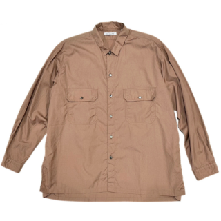 <img class='new_mark_img1' src='https://img.shop-pro.jp/img/new/icons47.gif' style='border:none;display:inline;margin:0px;padding:0px;width:auto;' />CATTAʥåW POCKET SHIRT-100/2 BROAD ( BROWN ) ֥饦 ˥å