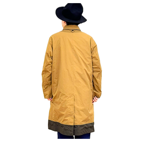 White Mountaineering ®( ホワイトマウンテニアリング ) WINDSTOPPER BALMACAAN COAT  (ウィンドストッパー バルマカーンコート ) ブラウン