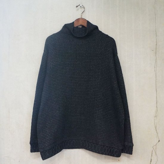 Porter Classic (ポータークラシック)BEATNIK KENDO KNIT - BLACK - ビートニク剣道ニット ブラック  [PC-030-1191]