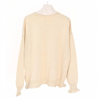 <img class='new_mark_img1' src='https://img.shop-pro.jp/img/new/icons65.gif' style='border:none;display:inline;margin:0px;padding:0px;width:auto;' />INNAT<br>UNDYED WOOL GUERNSEY KNIT Natural