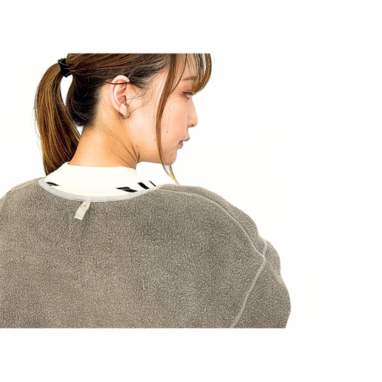 INNAT ( インアット ) HAND DYED FLEECE PULLOVER GRAY ユニセックス