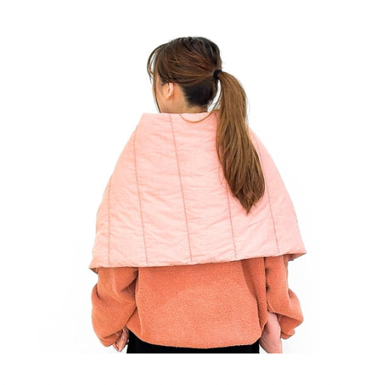 INNAT ( インアット ) PUDDED STOLE VEST PINK