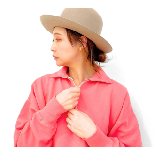 RIDING HIGHDUSTY COLOR FLEECE HALF ZIP SWEAT-MAGENTA- ( 饤ǥ󥰥ϥ ) 