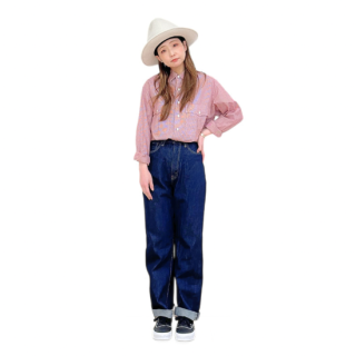 <img class='new_mark_img1' src='https://img.shop-pro.jp/img/new/icons25.gif' style='border:none;display:inline;margin:0px;padding:0px;width:auto;' />CIOTA<br>High-rise 5 Pocket Pants<br>Navy OneWash<br>Ladys