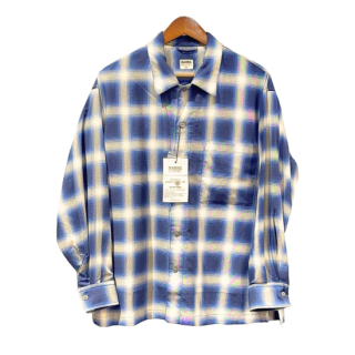 <img class='new_mark_img1' src='https://img.shop-pro.jp/img/new/icons1.gif' style='border:none;display:inline;margin:0px;padding:0px;width:auto;' />BARNS OUTFITTERS Ombre Check Shirt NAVY (С󥺥ȥեå ֥åġBR-24140)