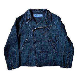 PORTER CLASSIC ( ݡ饷å )  PC KENDO RIDERS JACKET - DARK NAVY ƻ饤㥱å ͥӡ