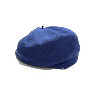 Porter Classic HAND WORK KNIT BERET-TRICOLORE Navy