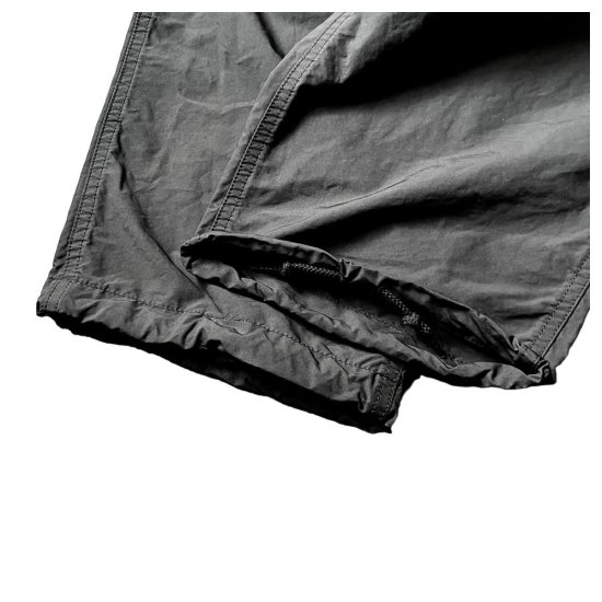 PORTER CLASSIC | WEATHER CARGO PANTS - BLACK - omureys