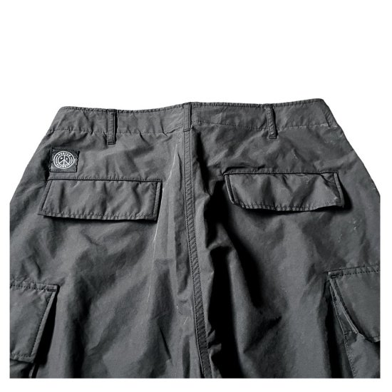 PORTER CLASSIC | WEATHER CARGO PANTS - BLACK - omureys