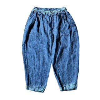 PORTER CLASSIC ( ݡ饷å ) INDIGO LINEN BEBOP PANTS ǥͥӥХåץѥ [PC-021-2674]