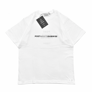 <img class='new_mark_img1' src='https://img.shop-pro.jp/img/new/icons47.gif' style='border:none;display:inline;margin:0px;padding:0px;width:auto;' />POET MEETS DUBWISE  PMD LOGO Row T-shirt White (ݥåȥߡĥ֥磻 PMDTS-0503) 