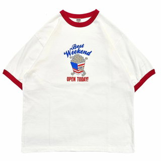 <img class='new_mark_img1' src='https://img.shop-pro.jp/img/new/icons47.gif' style='border:none;display:inline;margin:0px;padding:0px;width:auto;' />BARNS OUTFITTERS SLB RINGER PT TEE BEST WEEKEND RED (BR-24232 С󥺥ȥեå ֥󥬡T  )