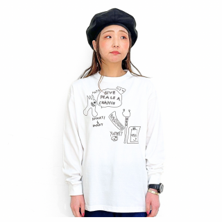 <img class='new_mark_img1' src='https://img.shop-pro.jp/img/new/icons25.gif' style='border:none;display:inline;margin:0px;padding:0px;width:auto;' />INNAT<br>RAKUGAKI LS TEE White