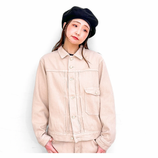 <img class='new_mark_img1' src='https://img.shop-pro.jp/img/new/icons47.gif' style='border:none;display:inline;margin:0px;padding:0px;width:auto;' />INNAT SASHIKO TYPE-1 TRUCKER JACKET PINK ( 󥢥å ɤҿ ȥå㥱å ˥å ) 